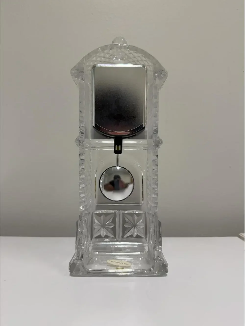Godinger Crystal Legends Quartz Mantel Clock